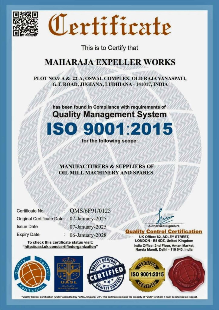 Maharaja Expeller Works, expeller machines, oil expeller machines, expeller, oil, machine